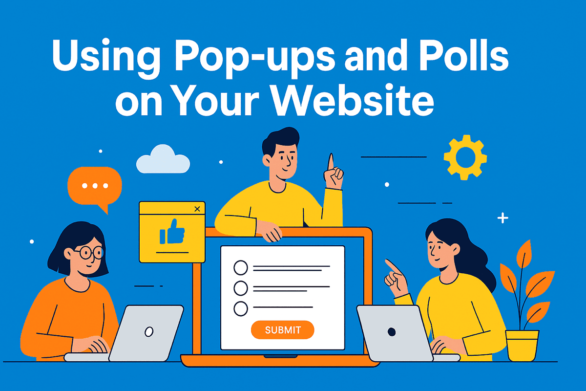 USING POP-UPS AND POLLS ON YOUR WEBSITE: SMART TACTICS THAT ACTUALLY WORK
